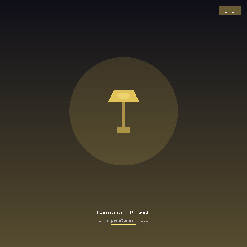 Luminaria de Mesa LED Touch